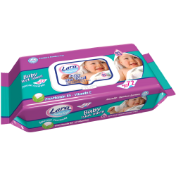 Ubrousky VLHČENÉ - box 72ks - LARA PURPLE