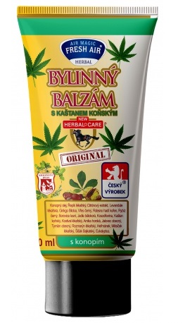 Bylinný balzám v tubě 150 ml - S KONOPÍM