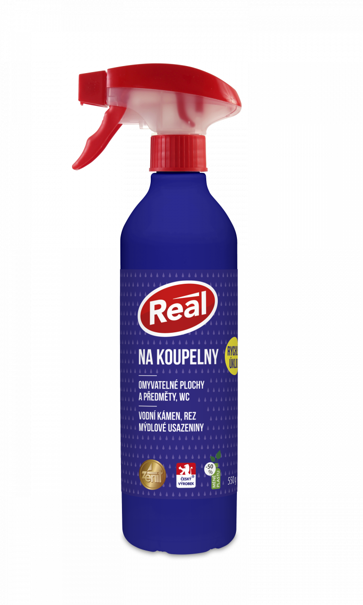 REAL - Na koupelny - Pěna - 500ml / 550gr. ● rozprašovač