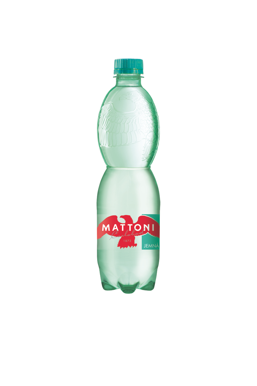 Mattoni 0,5L - jemně perlivá minerální voda - 12x500ml / PET