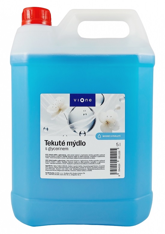 Tekuté mýdlo * VIONE * 5L * MODRÉ  / PERLEŤ