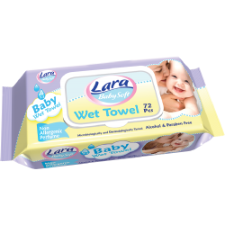 Ubrousky VLHČENÉ - box 72ks - LARA Non alergen