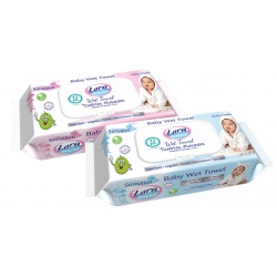 Ubrousky VLHČENÉ - box 72ks - LARA SENSITIVE