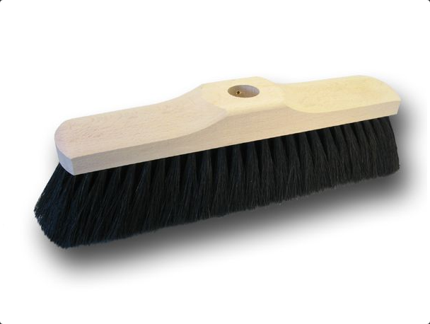 SMETÁK na hůl - nelakované dřevo 30cm - bez tyče