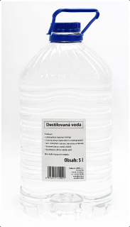 Destilovaná voda - 5L / kanystr