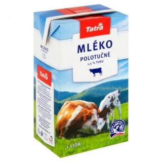 Mléko 1L - trvanlivé / plnotučné