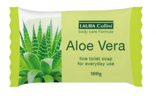 Mýdlo toaletní - tuhé, 100gr. - Aloe Vera